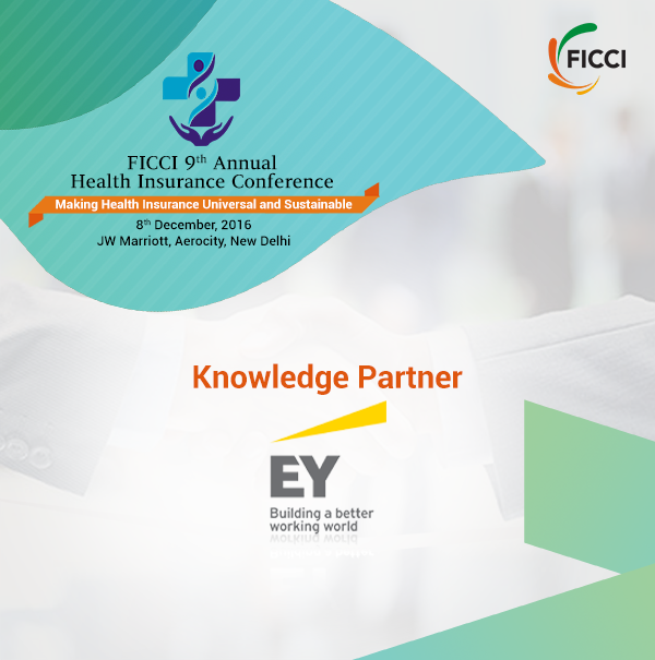ficci_heal's tweet photo. We are pleased to announce that Ernst & Young is the Knowledge Partner for the FICCI 9th Annual Health Insurance Conference.#HIC2016 #Health https://t.co/2Eag3LZC3h