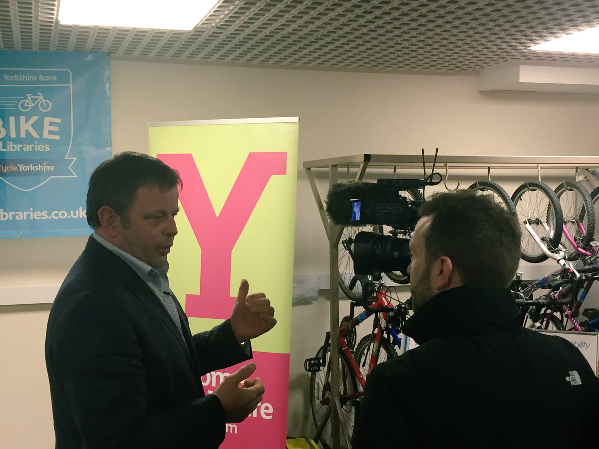 Dave_Budd_'s tweet image. #Middlesbrough&apos;s @yorkshirebank #bikelibrary is up &amp;amp; running. Part of @letouryorkshire legacy. Why not borrow a bike and get out &amp;amp; about? 🚴🏼
