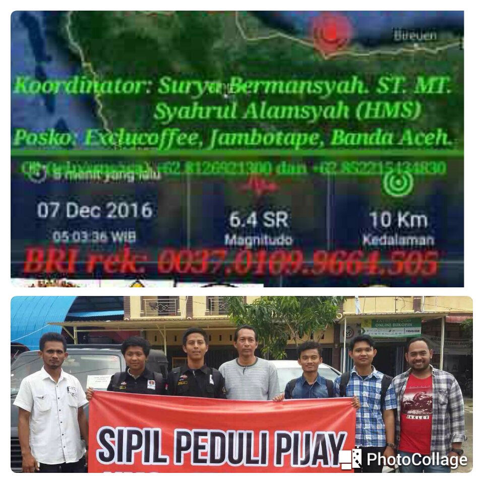Sipil Peduli Pijay,  Program hms-jts-ikatsi, kepedulian dari sipil unsyiah untuk pidie jaya.