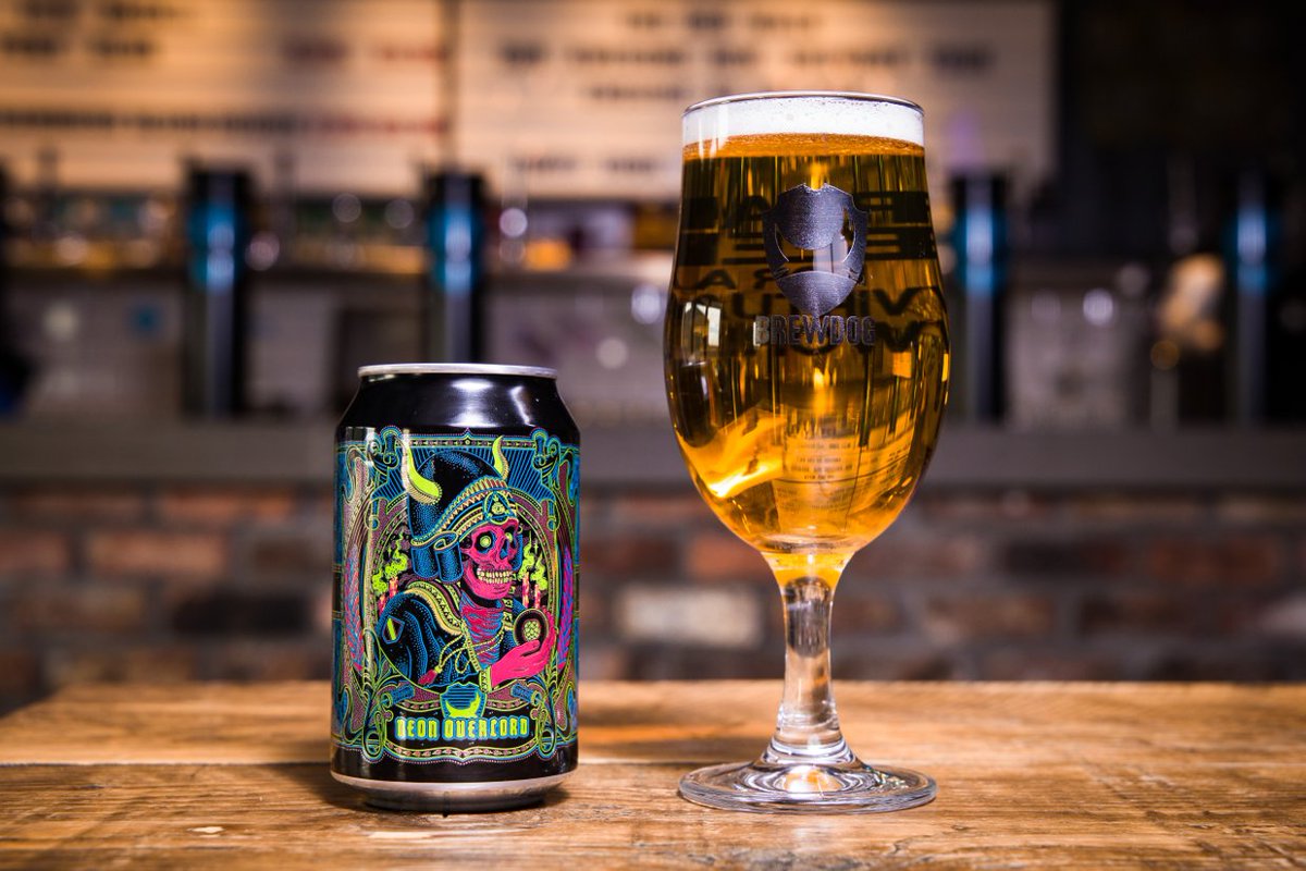 BrewDog's tweet photo. Neon Overlord. 

A seriously fruity mango IPA with a habanero chilli kick. 

Day 7 of #AdventBrews https://t.co/cPmHOByx84