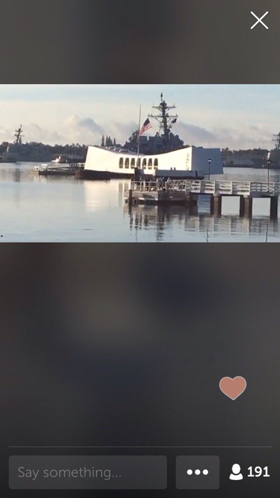 Rankin2012's tweet photo. .@MomAndNavyWife on #Periscope: Pearl Harbor from Ford Island #hawaiiscopeday3 #hsd3 https://t.co/ZwPamVAc5y https://t.co/Ius6YsLrpm