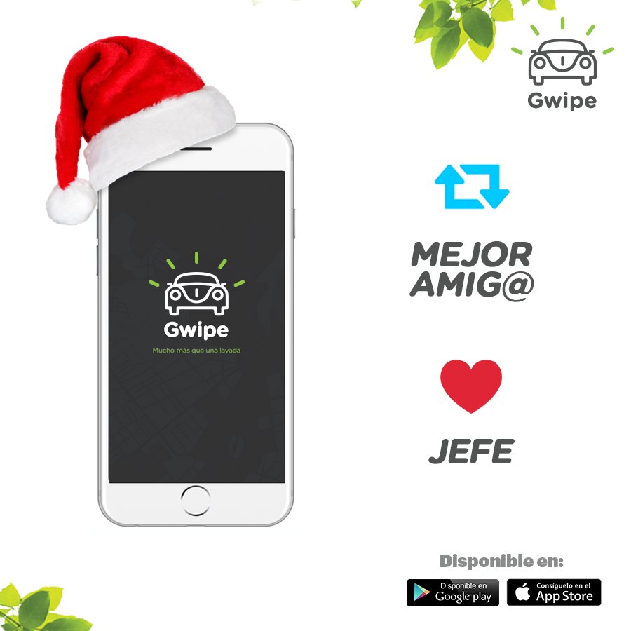 Gwipemx's tweet photo. En está temporada a quién quieres regalarle un servicio Gwipe. https://t.co/iiZ1exPk3z