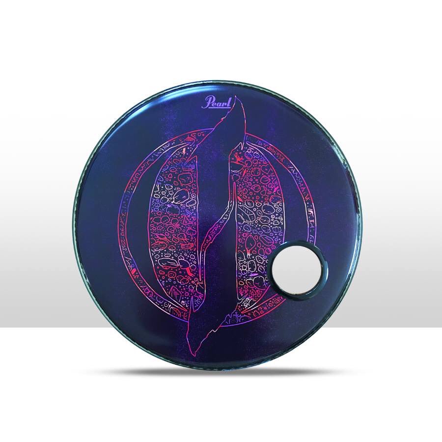 SteadfastSupply's tweet photo. 🏴custom 22" drumhead we made for @Intervalsmusic &amp; @plinirh. Check them out, on tour now!! https://t.co/tx8k6vw4bf https://t.co/26kQIVrpGo