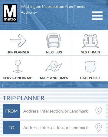 commonspot's tweet image. Riding the Metro in DC?  Check out WMATA's new and improved site running #CommonSpot at wmata.com.