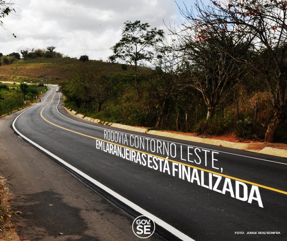 A rodovia Contorno Leste, em Laranjeiras, foi concluída! goo.gl/piHnPC