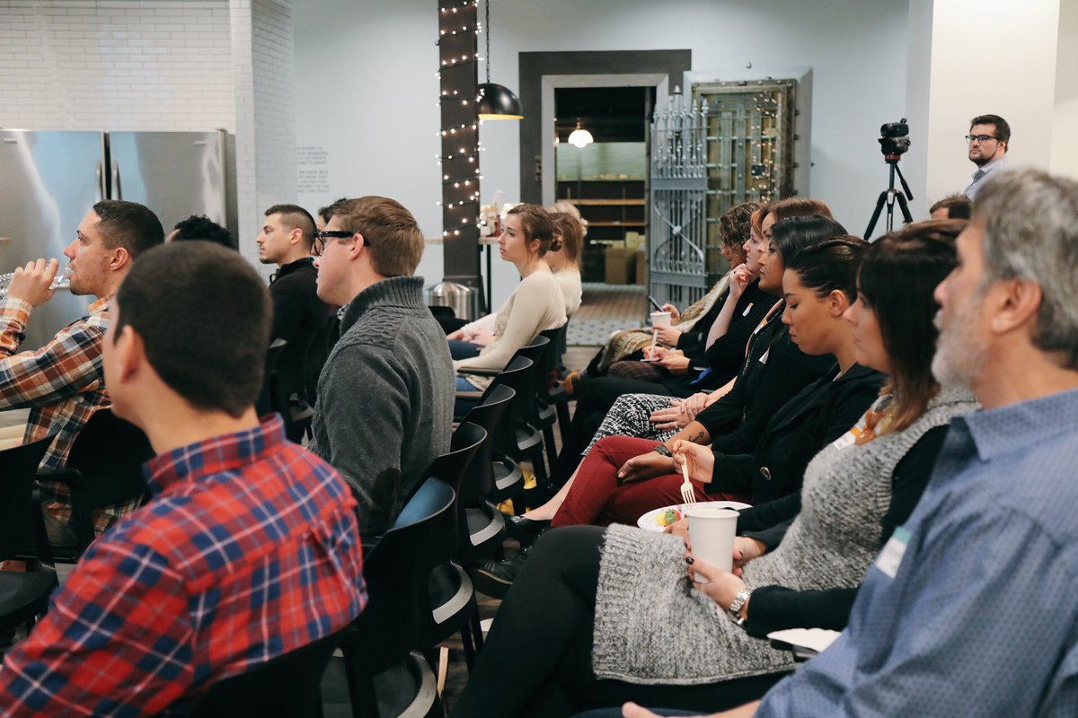 startgarden's tweet photo. Early start this morning at #40Pearl with @aigawestmi @thegiantthinker #RamCastillo #GettingAMentor. Thanks for joining us #GrandRapids! https://t.co/L9ywZJosH7