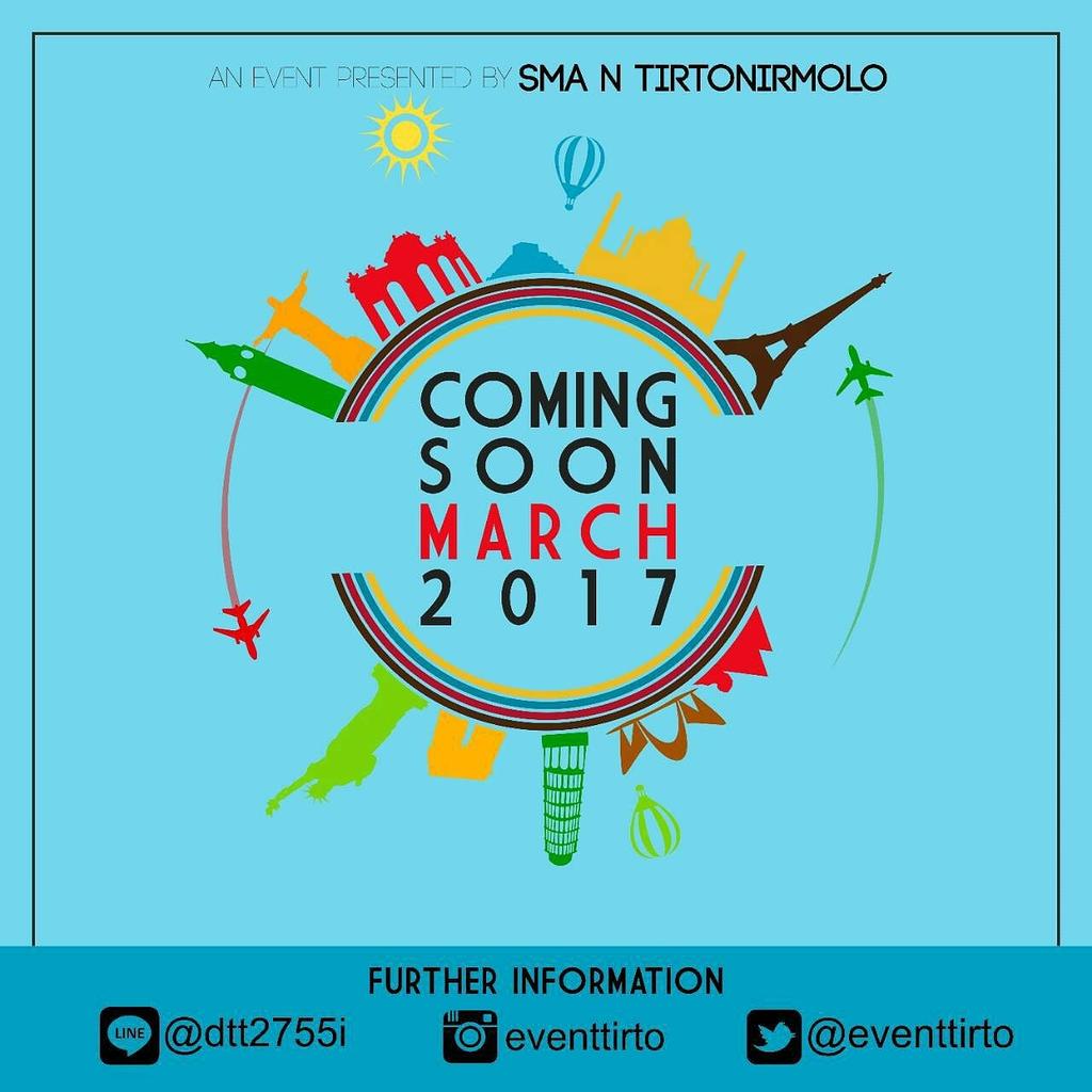 eventtirto's tweet photo. unbeatable event is near to come, battle your brain on 2017!
.
.
Coming soon @eventtirto
#eventtirto #eventsma #2017 #smabantul #sma1kasihan https://t.co/3NKXvjKBEy