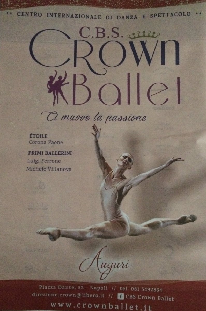 CrownDirezione's tweet image. Buone feste dalla Crown #Ballet