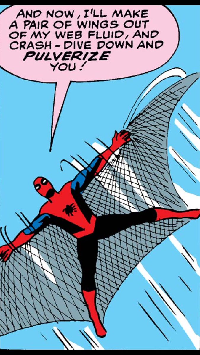 どうでもいいんだけど、スパイダーマンの脇には確かに蜘蛛の糸があるん