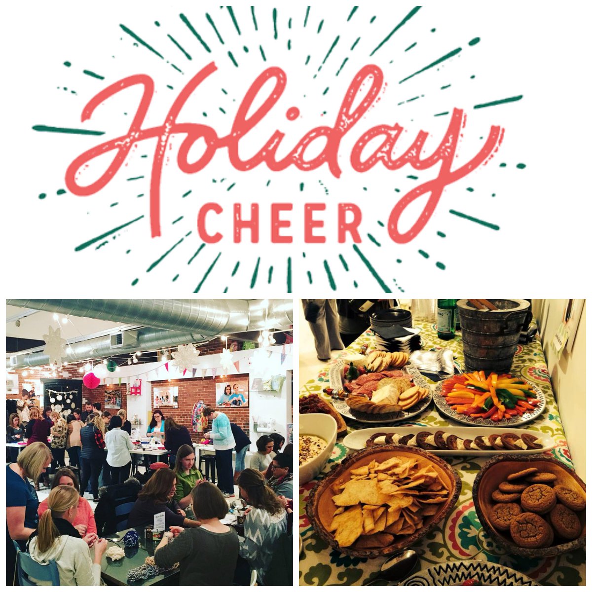 The Makery is just buzzing with Holiday Cheer these days!