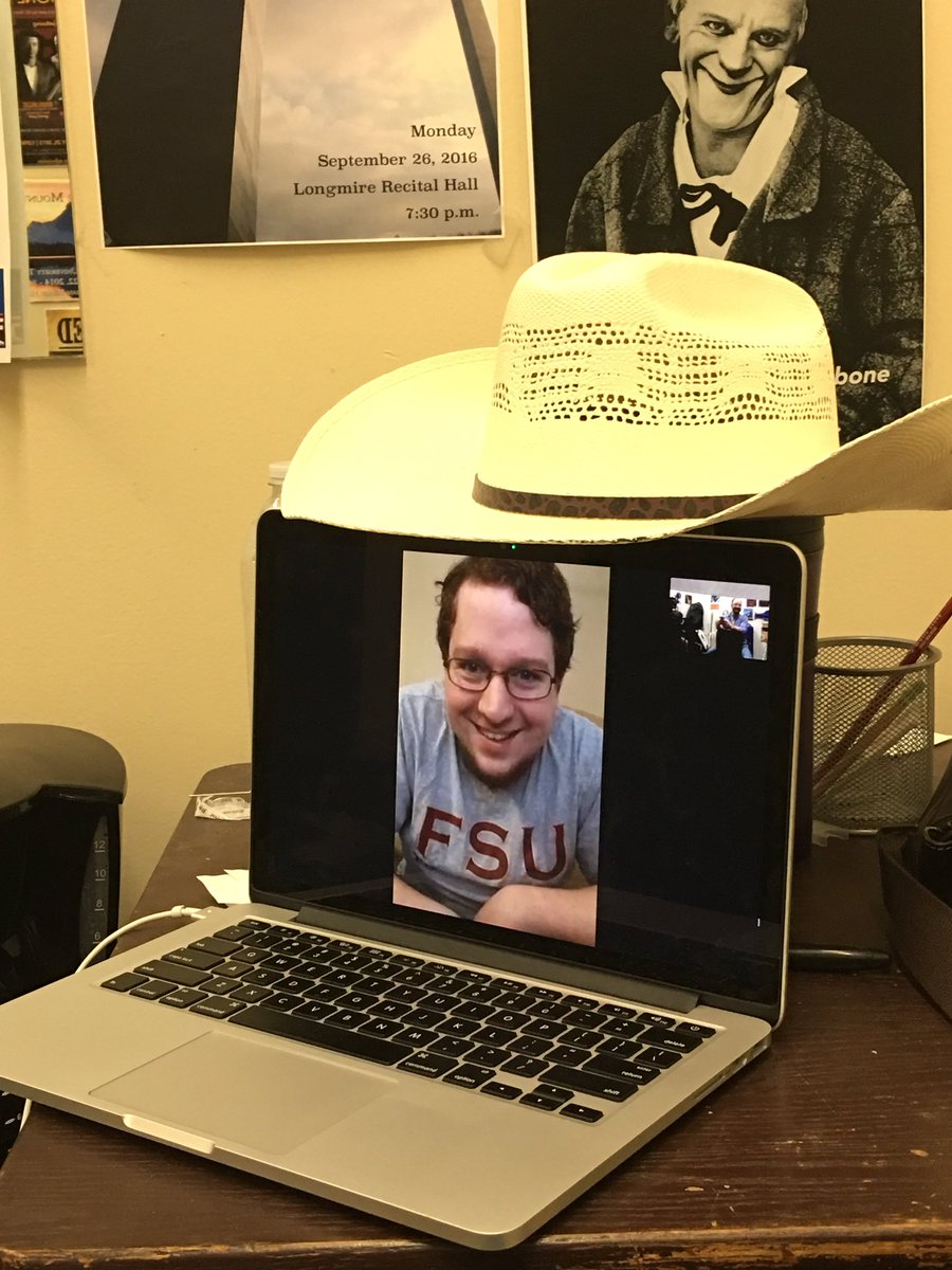 seminolequartet's tweet photo. Rehearsing for the @midwestclinic even though we're not at 100%! #cowboydave #classicalmusic #midwest #chambermusic #education https://t.co/PybeCCtU05