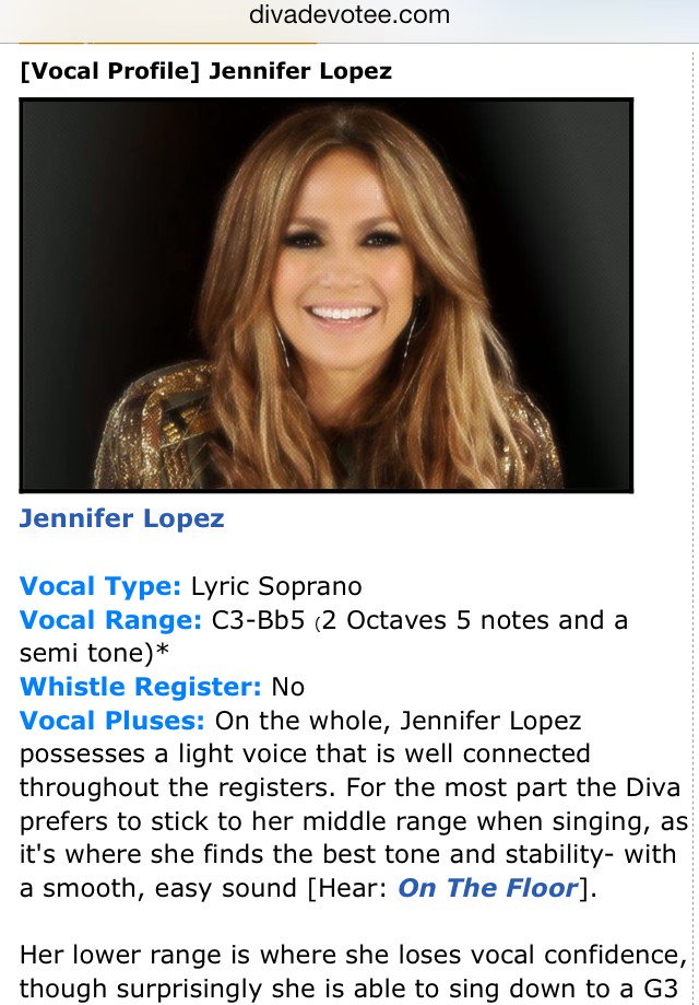 Jennifer Facts On Twitter Jennifer Lopez Is A Soprano Singer