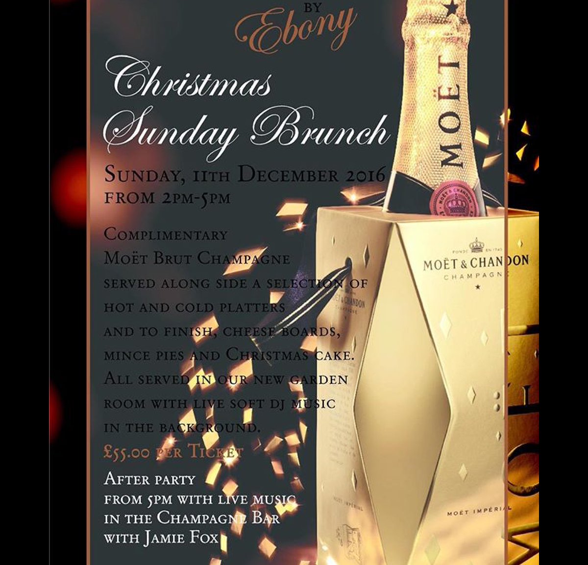 Only a few tickets left. To grab yours pop in or call the bar on 01913757121