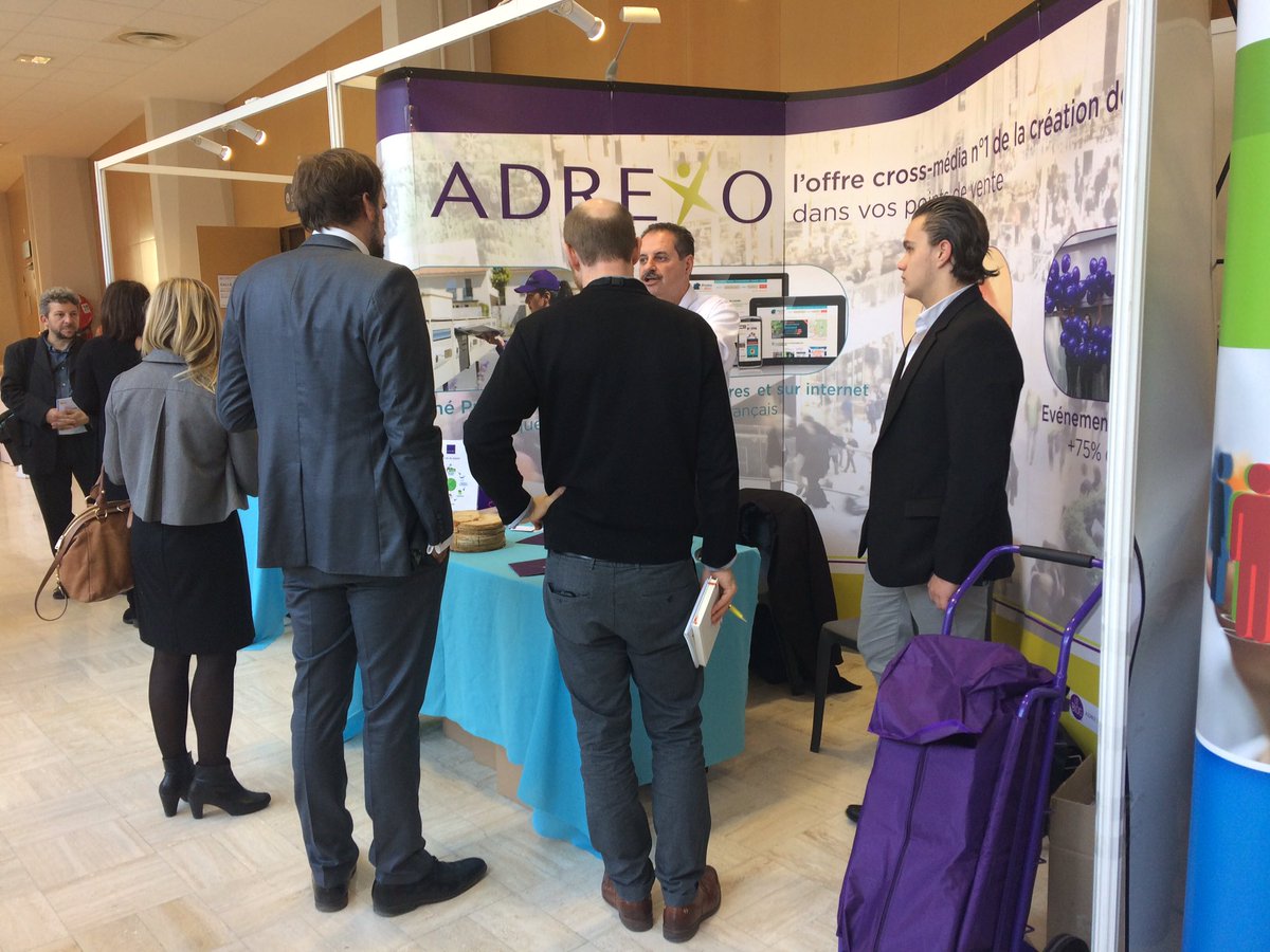 Adrexo's tweet photo. Entre 2 #conférences, nous vous donnons rdv sur le stand @Adrexo ! #capcom16 #compublique https://t.co/LVmqcuZAsu