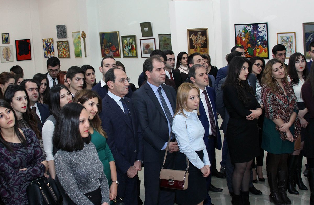 MFAofArmenia's tweet photo. Alumni Meeting of #Armenia's Diplomatic School! We express gratitude to .@EU_Armenia for continuous support,&amp; to Prof.dr. Sharp for lecture! https://t.co/XcuIkGAeyR