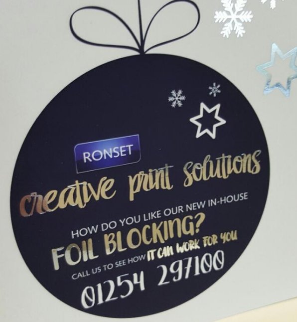 RonsetLtd's tweet image. We have further expanded our services &amp;amp; added Block Foiling and Spot UV to our range lancashiretelegraph.co.uk/news/business/… #PrintingServices #BlockFoiling