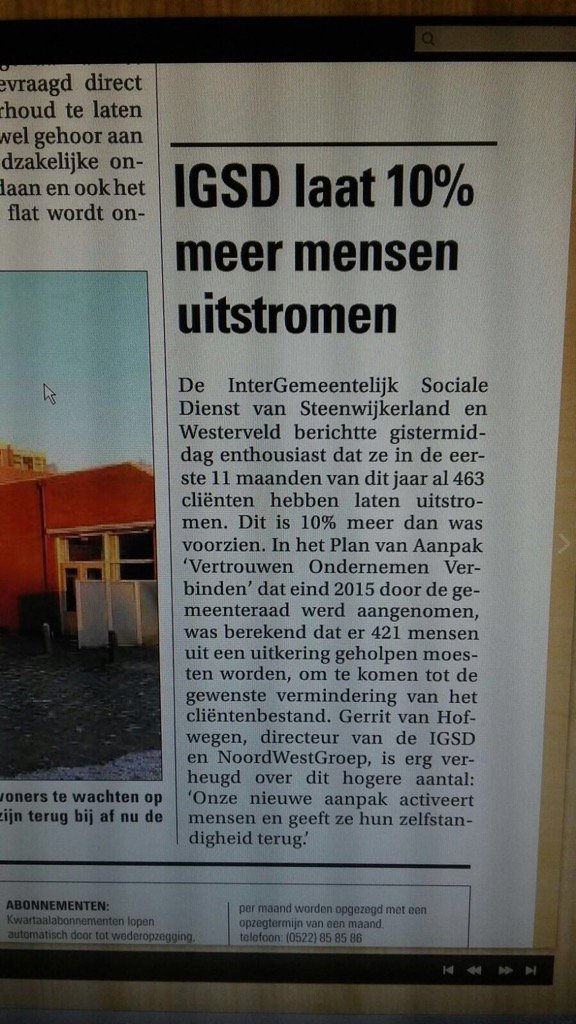 gerrithoed's tweet image. IGSD trots op resultaat van 463 uitstroom, 10% meer dan voorzien