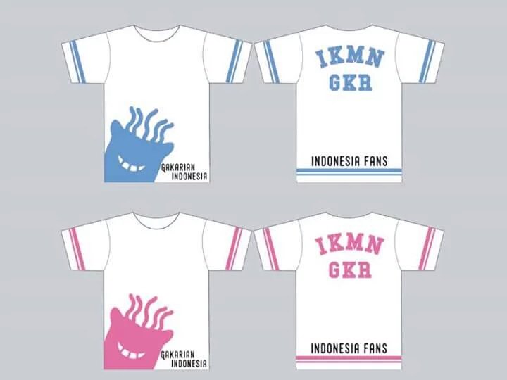 Tadaaaaa!~~ ini dia Desain baru "Kaos Gakarian Indo 2016"!! Gimanaaa?? Keren kannn