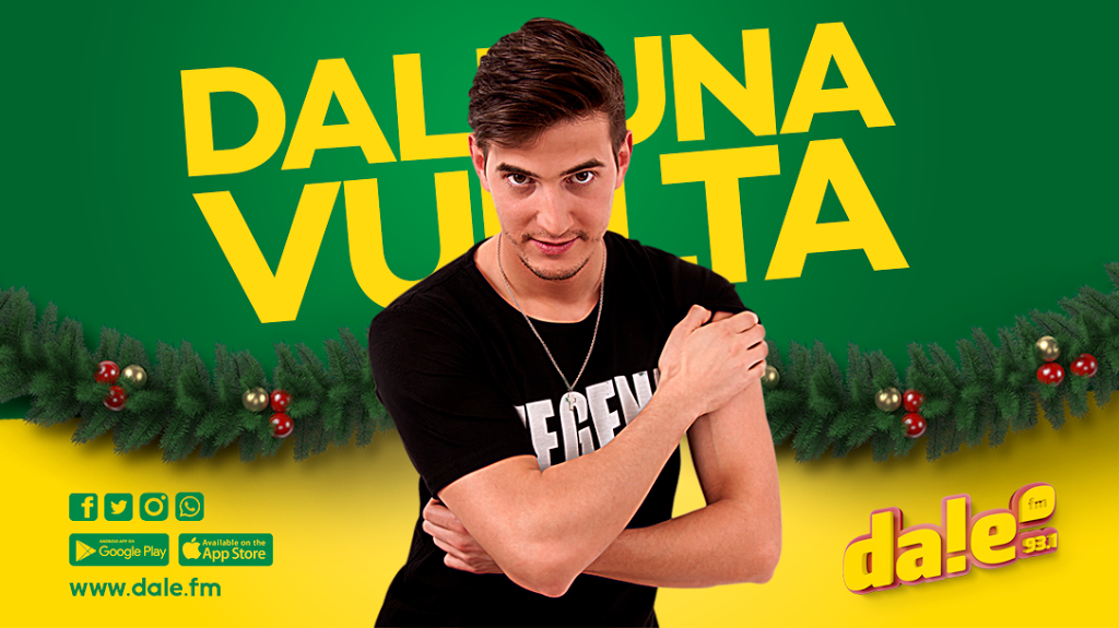 dale_fm's tweet photo. Arranco #DaleunaVuelta con @LucasScilletta, hasta las 21:00 hs te acompañamos con todas las noticias, premios y la mejor onda!
Dale 93.1 https://t.co/6h9mYWFpfz