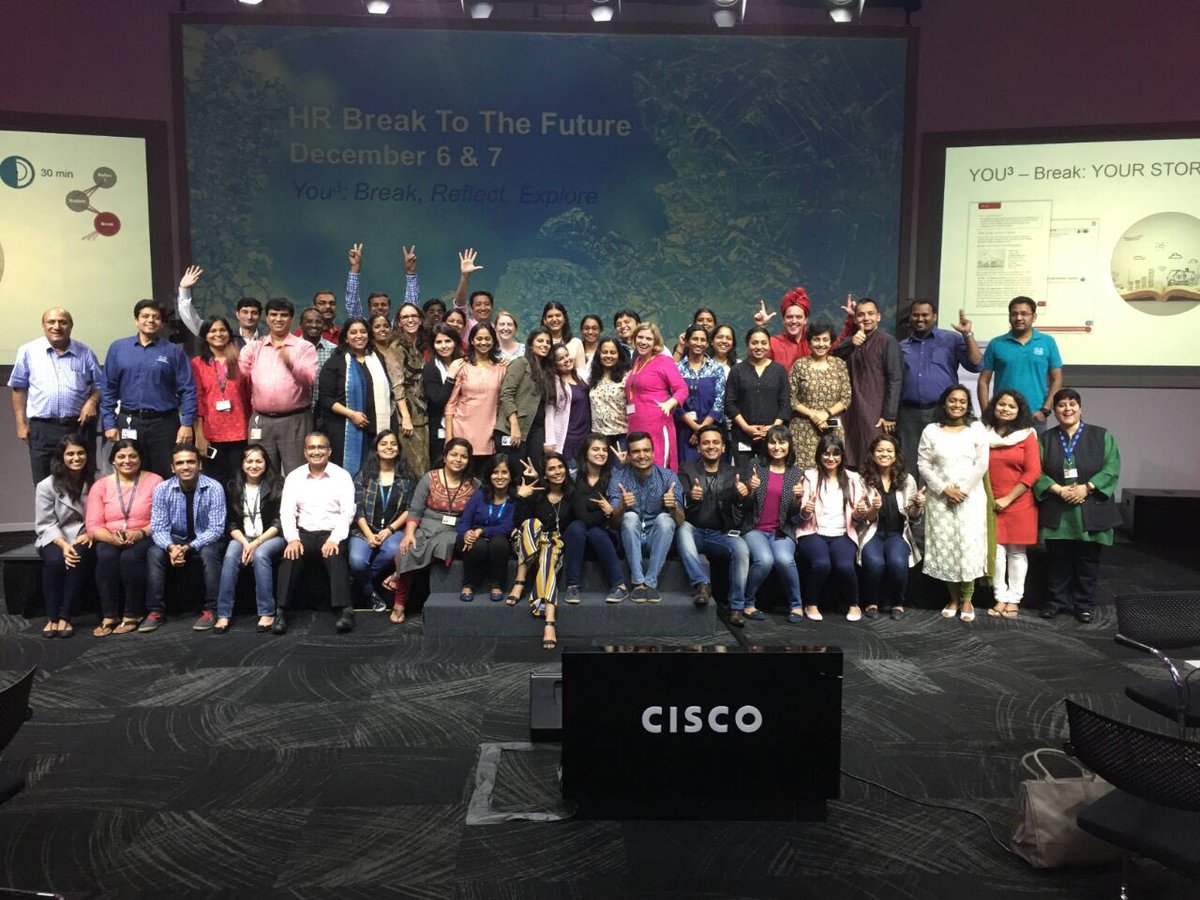 TarunGirdhar's tweet photo. The day when we shutdown HR to Break into the Future - Reflect.Exlpore.Break #breakHR #WeAreCisco #LoveWhereYouWork @Cisco https://t.co/T5aFG0ylci