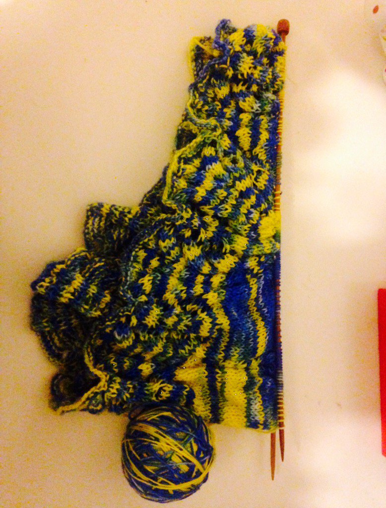 Dauphine Shawl #knitting #greenelephantyarns #craft