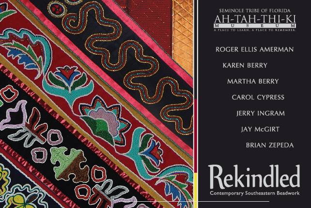 ahtahthiki1's tweet image. Mark your calendars! The opening reception for our newest exhibit "Rekindled: Contemporary Southeastern Beadwork" is January 14th!
