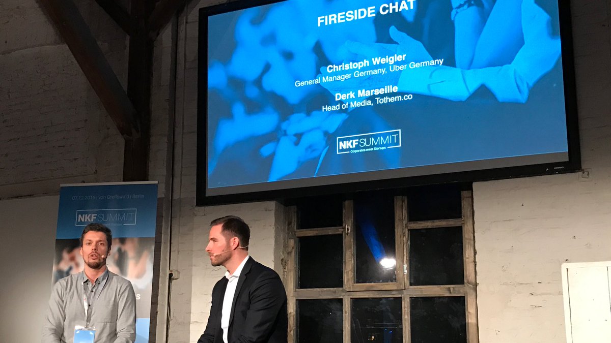 ClubGLOBALS's tweet photo. #NFKSummit Christoph Weigler (GM @Uber_Ger) @DerkMarseille (Head of Media, https://t.co/ryIv15zuwX) #Mobility #Innovation https://t.co/P50PguEmKr