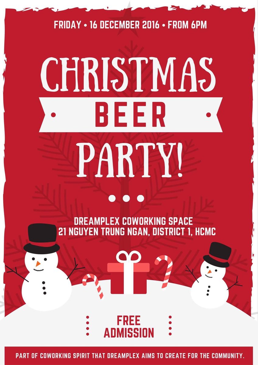 dreamplexco's tweet photo. #Christmas #beer #drink #party time @ #dreamplex #coworking 2016 https://t.co/zAcwpfFzHc