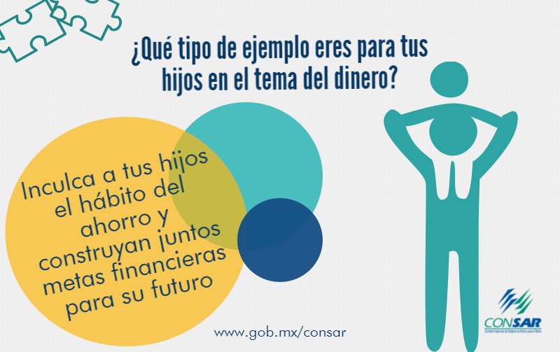 Recuerda que la Educación Financiera es responsabilidad de los padres. ¡Comencemos a fomentar el #ahorro!