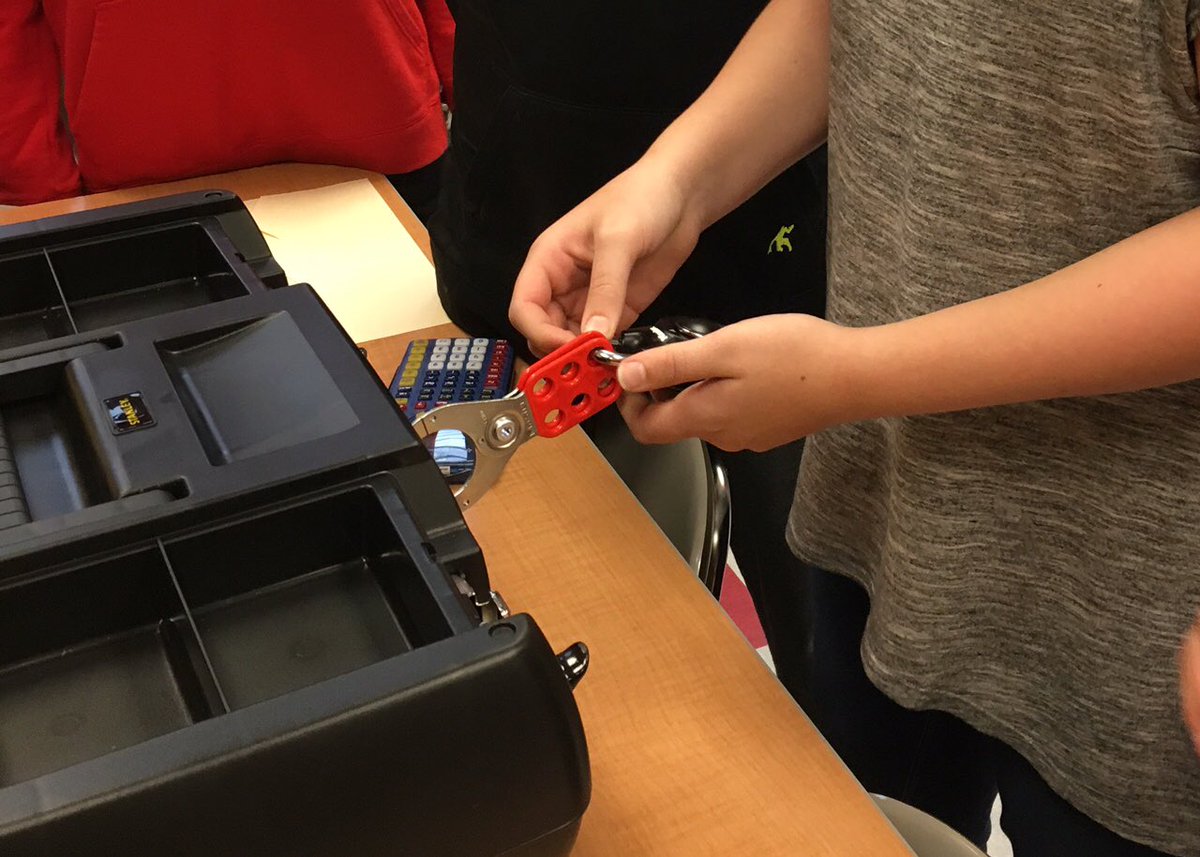 Students in Mrs. Weaknecht's class had a great time learning with a Breakout activity!