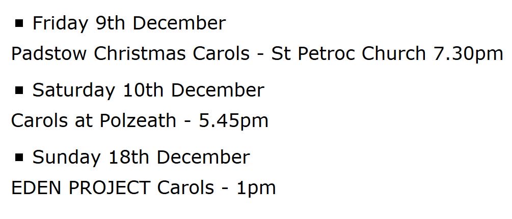 December with the Wadebridge Male Voice Choir  
 #Cornwall #Carols    

<a href="/Tweet_Bus/">Dave French - Digital Nomad and innovator.</a>