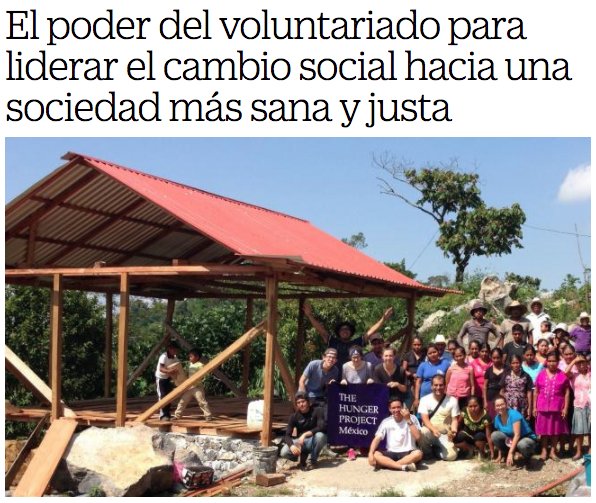 The Hunger Project México tweet media