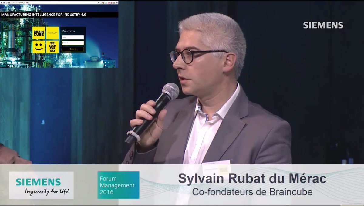 braincubeFR's tweet photo. Présentation de Braincube au Forum Management 2016 de Siemens France | Regardez dès maintenant la vidéo ! https://t.co/TQUEFlp8sh https://t.co/eKvvY967w9