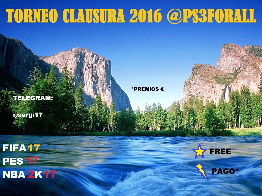Ps3ForAll's tweet photo. PLAZAS ABIERTAS !! 
REGISTRATE EN: https://t.co/ITukoHjcVq
+ INFO -> @Ps3ForAll https://t.co/OnjnMeMoS3