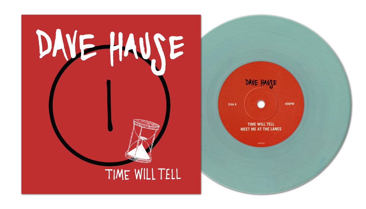 Chunksaah's tweet image. Dave Hause "Time Will Tell" now available as "random blend" vinyl at coldcutsmerch.com/chunksaah #davehause @hausedave