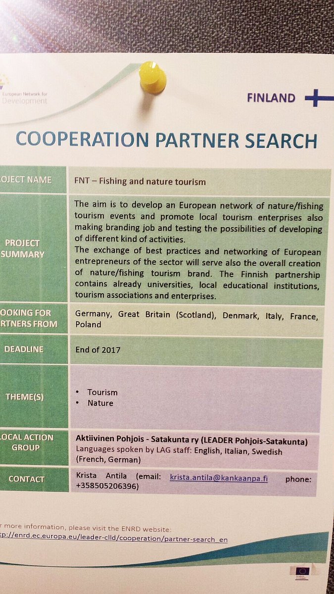 EU_FAMENET's tweet image. CALL FOR ACTION: Cooperation possibilities from @ENRD_CP seminar on achieving results with Community-Led Local Action projects  #useCLLD