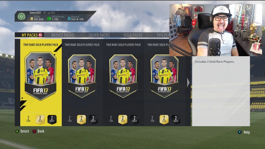 Castro1021's tweet image. Surely Reus has to be in one of these packs....right....?

I MEAN......WE HAVE NEARLY 100 OF THEM!!!!

LIVE IN FIVE! twitch.tv/castro_1021