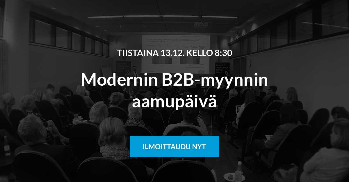valve_fi's tweet image. Vielä muutamia paikkoja tiistaiseen modernin B2B-myynnin -aamiaisseminaarimme:  bit.ly/2h6erRc #myynti #digitalist