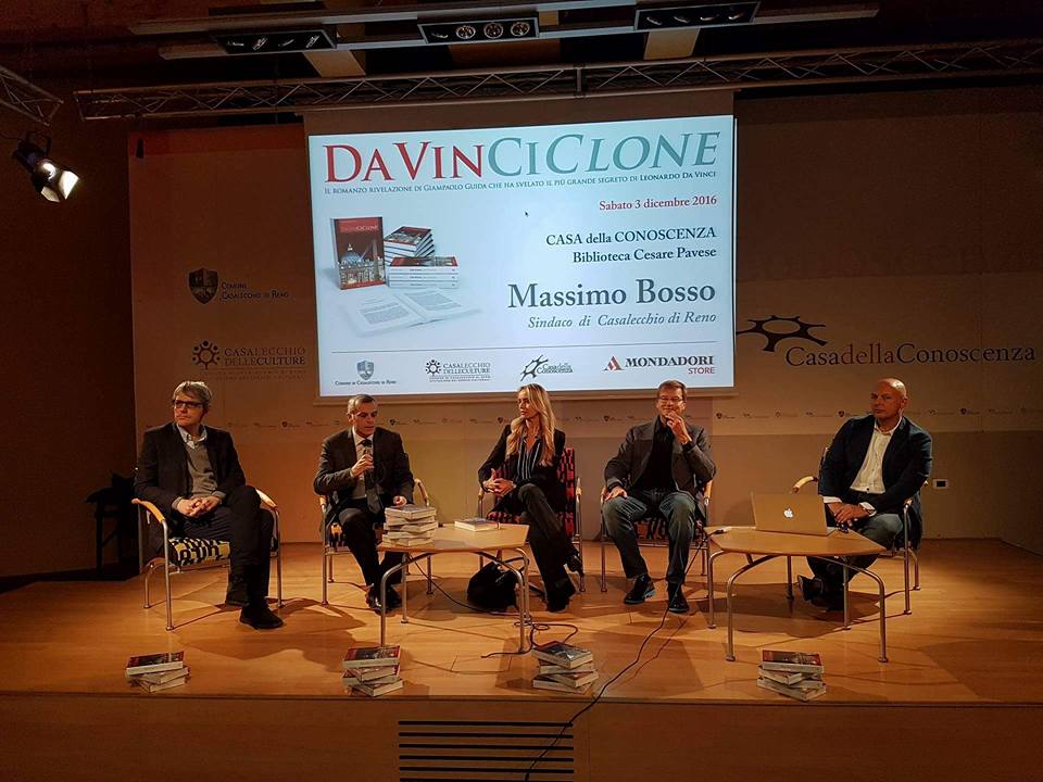 scriptamaneant's tweet image. Presentazione #DaVinCiClone di Giampaolo Guida. Un grazie alla madrina @Gloria_Guida e al sindaco di Casalecchio di Reno @massimobosso.