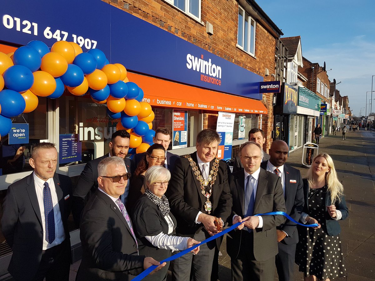 Lord Mayor of Bham on Twitter "Opening of newly refurbished Swinton