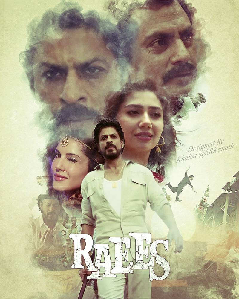 SRKanatic's tweet photo. My recent edit. @iamsrk @Nawazuddin_S @TheMahiraKhan #RockingRaeesTrailer https://t.co/UwdobDT4ND