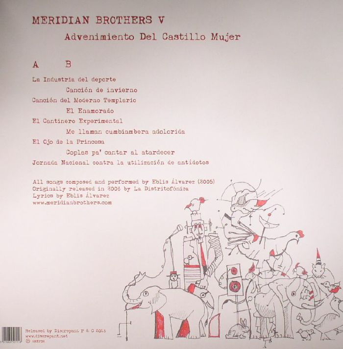 MusicamRecords's tweet photo. #Discrepant 32 - Meridian Brothers - El Advenimiento Del Castillo Mujer (1LP-Vinyl) #MeridianBrothers https://t.co/6en2WMFemc