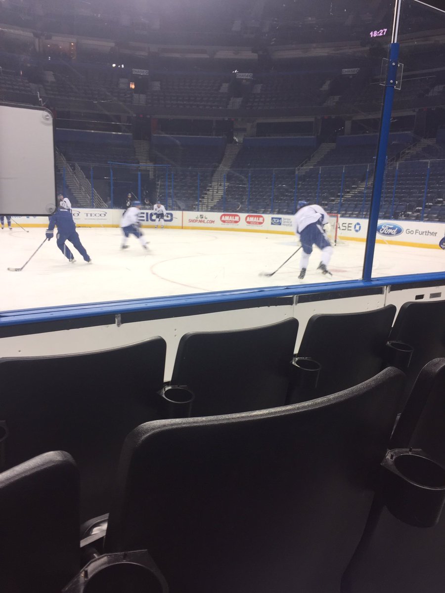 Glad to be able to watch a bolts paractice! Can't wait for later today.
