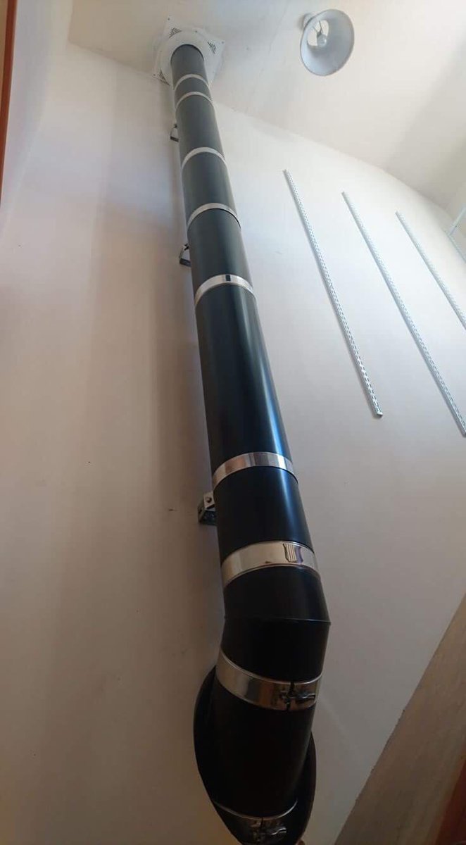 BMJohnsonLtd's tweet photo. All @MidthermFlue Twin Wall Chimney is available powder coated in Matt Black and other colours! https://t.co/qYOyDsM8wp