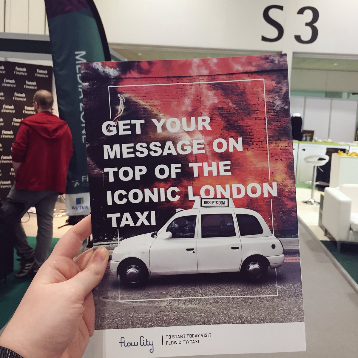 DisruptsUK's tweet photo. @iot_boldmind got their message at the biggest fintech event in London! #FTClive #fintechconnectlive #fintechconnect https://t.co/HDb9amGMJg