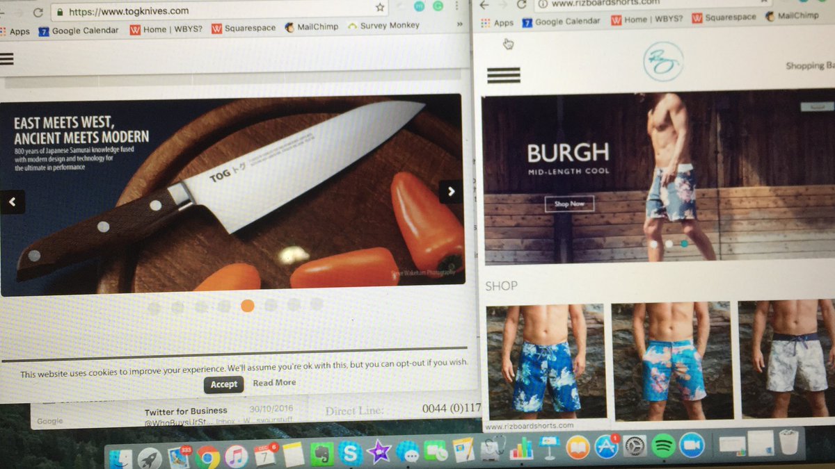 Not kidding, need killer Christmas gift for someone that chefs like pro or ❤️ warm water? togknives.com rizboardshorts.com