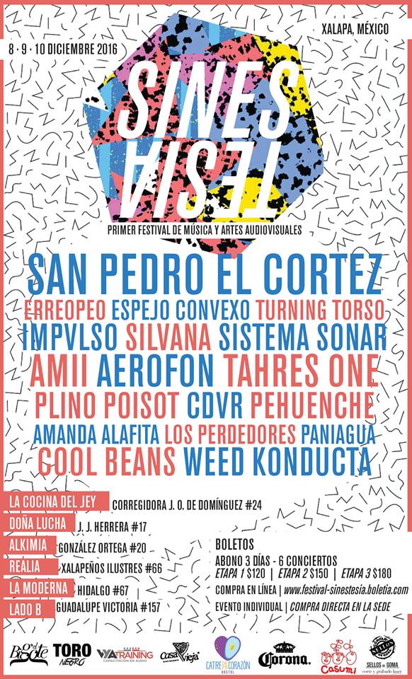 Tahresone's tweet photo. Estaré en el Festival Sinestesia este 10 de diciembre junto a @impvlso, CDVR, @tutorso, Erreopeo y más. Info : https://t.co/X4H0oIIgqE https://t.co/gUNToxRTp0