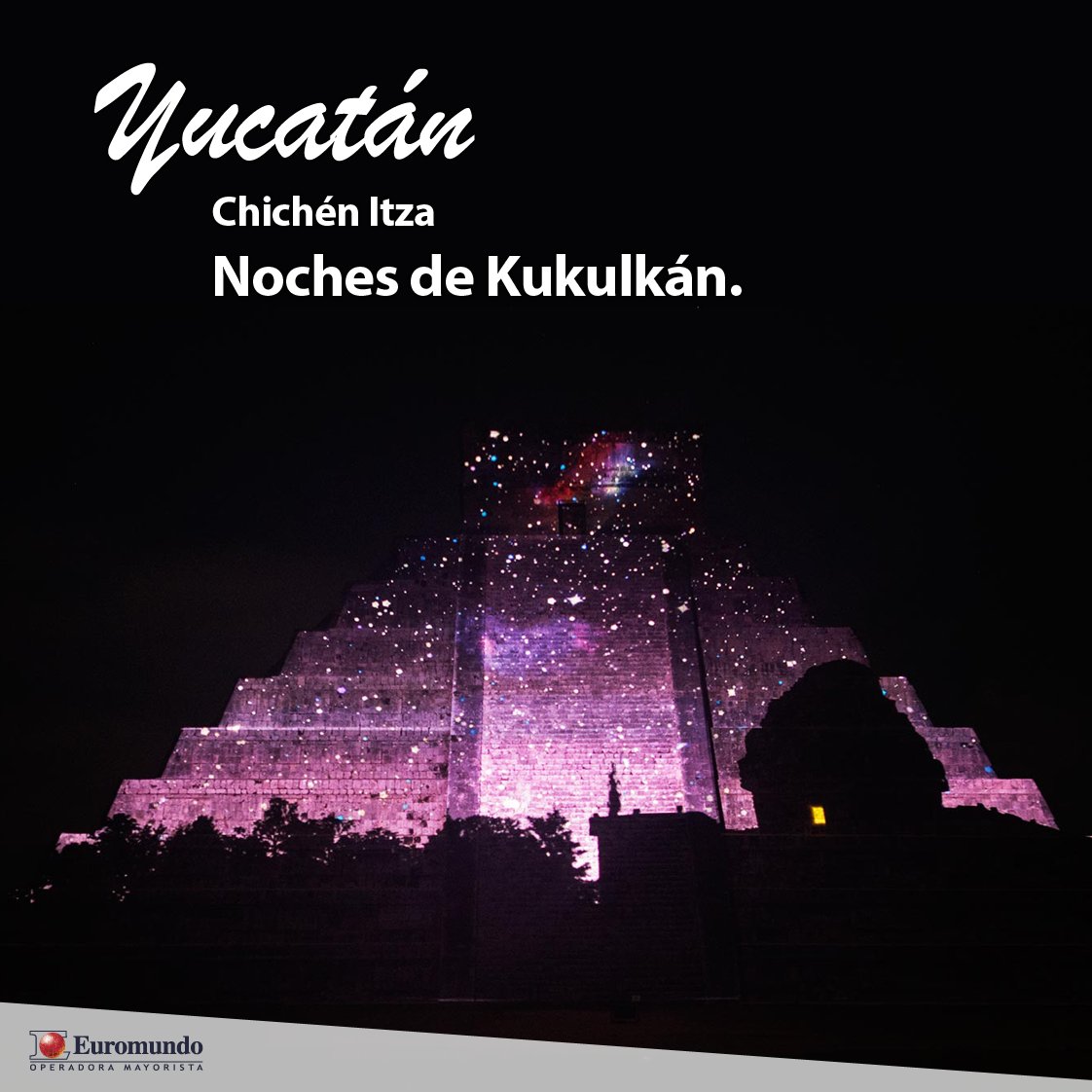 No te puedes perder este espectáculo de luz y sonido en Chichén Itzá. ;)<a href="/YucatanTurismo/">Yucatan Turismo</a>