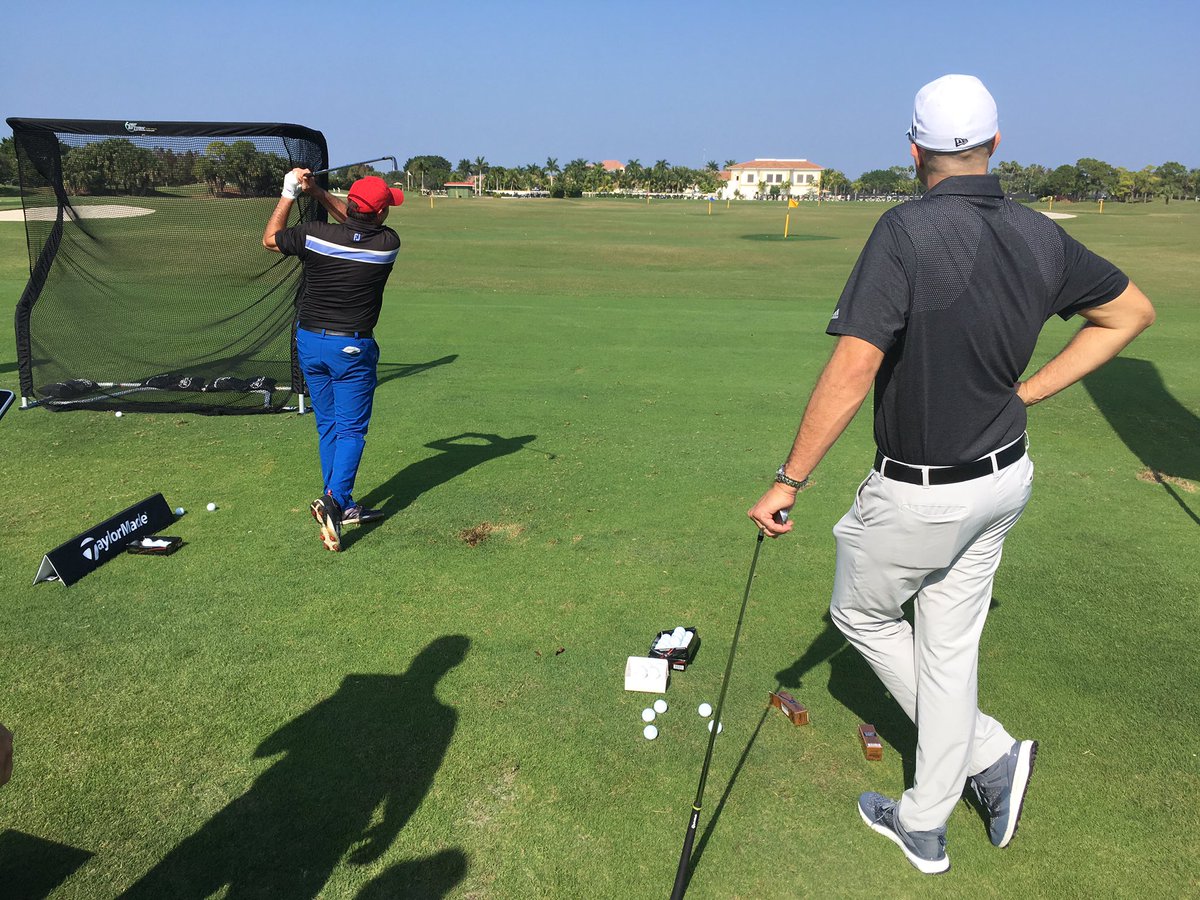 Flagstick's tweet photo. How to get some good ball feedback? I got it from long-time pro @RemiBouchard62 #taylormadeevent #TP5 #TP5x https://t.co/FY5dRTaSwW