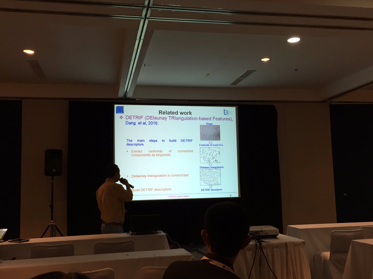 mm_luqman's tweet photo. @L3i_LaRochelle @UnivLaRochelle #icpr2016
Bao presenting his work on PSRIF image descriptor during ICPR 2016 https://t.co/v7LXwNZq9L